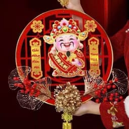 Dải Thần Tài Lắc Đầu Mexi Gọi Tài Lộc Đồ Trang Trí Tết Thần Tài Treo Cửa May Mắn Tết Decor Nhà Cửa 2027 5