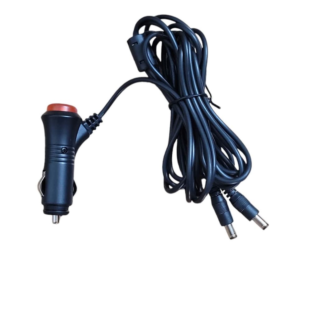Tẩu cắm ô tô 12V,24V có 2 đầu ra cấp nguồn đồng thời camera,màn hình