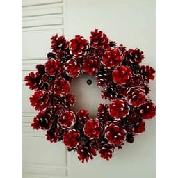 Set Vòng Nguyệt Quế Giáng Sinh, Noel, Vòng Treo Cửa Handmade, trang trí noel size 20cm, 30cm 4