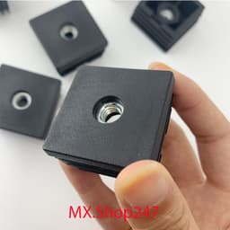 Nắp bịt nhựa có ren cho sắt hộp, nút bịt tăng chỉnh chân bàn ghế 1