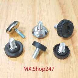 Tăng chân nhựa, đế nhựa tăng chỉnh chiều cao bàn, ghế, tủ, ren vặn 8mm loại tốt. 5