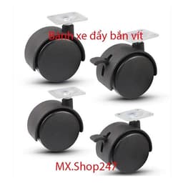 Bánh xe đẩy, Bánh xe hộc tủ, Bánh xe đa năng lắp đặt nội thất 1