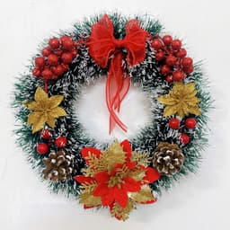 Set Vòng Nguyệt Quế Giáng Sinh, Noel, Vòng Treo Cửa Handmade, trang trí noel size 20cm, 30cm 9