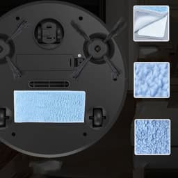 Máy Quét Nhà, Robot Hút Bụi Thông Minh Auto 2 -XFX012 và Bộ Lau Nhà Vuông Rotary Mop. LMS 2