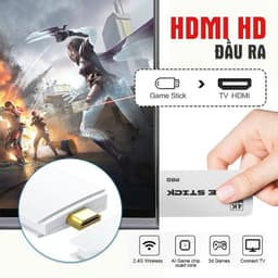M15 Mini PS1 TV Gia Đình Máy Chơi Game Không Dây HDMI HD 4K Game Stick 20.000 Trò Chơi Cổ Điển 5