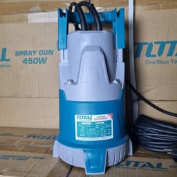 Máy bơm chìm nước sạch Total TWP64006 công suất 400W, đầu bơm tối đa 8m kèm công tắc phao 5