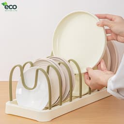 AMIZIN (LOẠI 1) Kệ Để Nắp Vung Nồi Đa Năng ECO, Giá Úp Đĩa Chảo Để Đồ Nhà Bếp Điều Chỉnh Khoảng Cách Tùy Ý AMIZIN 3