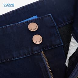 Quần bò nữ ống loe cạp cao GENVIET JEANS vải denim form ôm, chất co giãn 8783 5