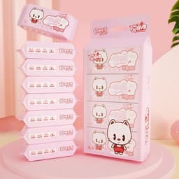 Combo 8 gói khăn ướt mini không mùi – Khăn vải không dệt 14x15 cm, dùng lau tay, mặt, sát khuẩn nhẹ 2