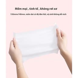 Combo 8 gói khăn ướt mini không mùi – Khăn vải không dệt 14x15 cm, dùng lau tay, mặt, sát khuẩn nhẹ 7