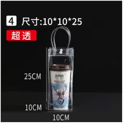 Sỉ 100 Túi Xách Bằng PVC Màu Trong Suốt Thời Trang 4