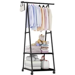 Giá/kệ Treo Quần áo Chữ A (2 Tầng) Thép Tỉnh điện và Kệ Treo Quần áo Bằng Gỗ Chữ A 1 Tầng/ 2 Tầng 4