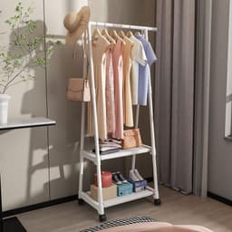 Giá/kệ Treo Quần áo Chữ A (2 Tầng) Thép Tỉnh điện và Kệ Treo Quần áo Bằng Gỗ Chữ A 1 Tầng/ 2 Tầng 6