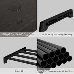 Giá/kệ Treo Quần áo Chữ A (2 Tầng) Thép Tỉnh điện và Kệ Treo Quần áo Bằng Gỗ Chữ A 1 Tầng/ 2 Tầng 7
