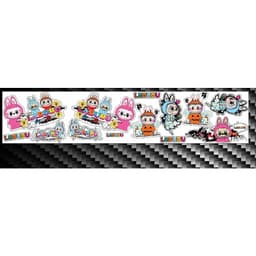 Tem Labubu stiker Đa năng kích cỡ cả tấm 22cm x 115cm dán được  các loại xe đap điện Xe máy 2