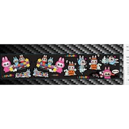 Tem Labubu stiker Đa năng kích cỡ cả tấm 22cm x 115cm dán được  các loại xe đap điện Xe máy 3