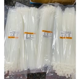 Dây Thít Nhựa Dây Rút Nhựa Lạt Nhựa Trắng Đen Cao Cấp Siêu Dai Buộc Dây Điện Cố Định Hàng 2