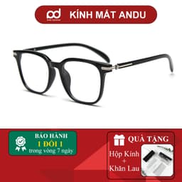 Gọng kính cận thời trang nam nữ  NARO EYEWEARdáng vuông chống tia UV chất liệu nhựa cao cấp - 1338 1