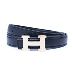 Thắt lưng nữ bản rộng 2cm may cạnh, dây nịt nữ chữ H, chữ G thời trang N2C2F 2