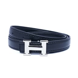 Thắt lưng nữ bản rộng 2cm may cạnh, dây nịt nữ chữ H, chữ G thời trang N2C2F 3