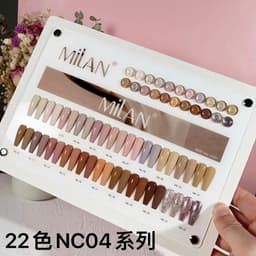 Set sơn 22 màu Milan siêu đẹp đủ tông Hot nhất tặng bảng màu siêu xịn [ NAILS SUPPLY ] 4
