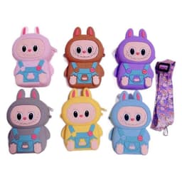Túi đeo chéo hoạt hình chọn mẫu capybara labubu kitty doraemon kuromi mickey cho bé gái - túi lì xì 2