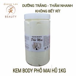 Kem Body Phô Mai Dưỡng Trắng Da Hũ 1 Kg 1