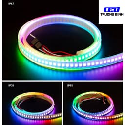 LED DÂY FULL MÀU WS2815 144 LED/MÉT HỎNG 1 LED CÁC LED KHÁC VẪN HOẠT ĐỘNG BỀ RỘNG 12MM 12V DÂY 1 MÉT 7