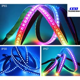 LED DÂY FULL MÀU WS2815 144 LED/MÉT HỎNG 1 LED CÁC LED KHÁC VẪN HOẠT ĐỘNG BỀ RỘNG 12MM 12V DÂY 1 MÉT 6