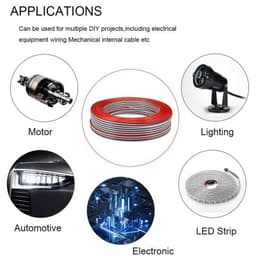 DÂY ĐIỆN 3 LÕI MẠ THIẾC 3PIN CHỐNG OXY HÓA AWG22 AWG20 AWG18 CHO LED FULL MÀU ARGB WS2812B WS2811 8