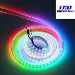 LED DÁN FULL MÀU ARGB NEOPIXEL WS2812B 5V 74LED/MÉT CUỘN 1 MÉT 3