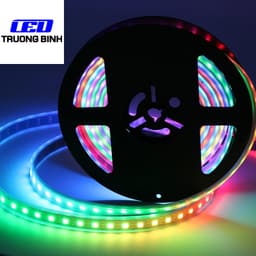 LED DÁN FULL MÀU ARGB NEOPIXEL WS2812B 5V 74LED/MÉT CUỘN 1 MÉT 4