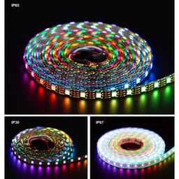 LED DÂY FULL MÀU WS2815 60LED/MÉT HỎNG 1 LED CÁC LED KHÁC VẪN HOẠT ĐỘNG ĐIỆN ÁP 12V 5