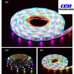LED DÂY FULL MÀU WS2815 60LED/MÉT HỎNG 1 LED CÁC LED KHÁC VẪN HOẠT ĐỘNG ĐIỆN ÁP 12V 6