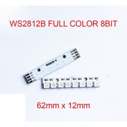 MODULE THANH 8 HẠT LED FULL MÀU ARGB WS2812B 5V 8BIT TƯƠNG THÍCH MẠCH ARDUINO 5