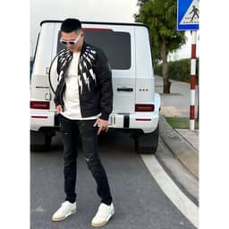 Áo khoác bomber gió tia sét 2 lớp phong cách thể thao cho nam - Jacket, Menswear 5