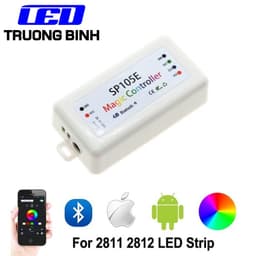 SP105E BỘ ĐIỀU KHIỂN LED FULL MÀU ARGB WS2812B WS2811 UCS1903 ĐIỀU KHIỂN QUA APP MOBILE BLUETOOTH 1