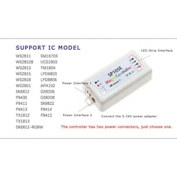SP105E BỘ ĐIỀU KHIỂN LED FULL MÀU ARGB WS2812B WS2811 UCS1903 ĐIỀU KHIỂN QUA APP MOBILE BLUETOOTH 6