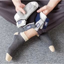 T54 SET 10 Đôi Tất Nam Cotton Thể Thao Cổ Ngắn Phối Chữ Năng Động 2