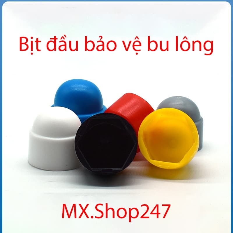 Nút bịt đầu bảo vệ đai ốc, Nắp chụp đầu Bulông bằng nhựa.