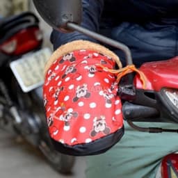 găng-gang tay phao đi xe máy lót nỉ chống thấm mùa đông phù hợp mọi loại xe 3