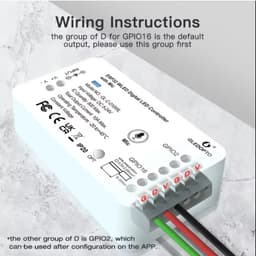 WLED ĐIỀU KHIỂN LED FULL MÀU NEOPIXEL ARGB WS2812B WS2811 APP ĐIỀU KHIỂN PC ĐIỆN THOẠI QUA WIFI 6