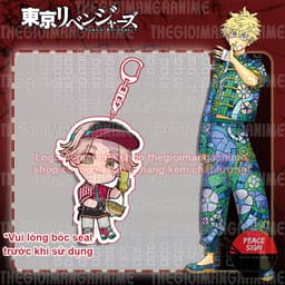 Mua 1 tặng 1 (PHỤC VỤ) Móc khóa TOKYO REVENGERS in hình anime chibi mica trong acrylic dễ thương 5