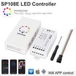 SP108E BỘ ĐIỀU KHIỂN LED FULL MÀU ARGB WS2812B WS2811 UCS1903 HỖ TRỢ APP WIFI 1