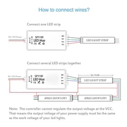 SP110E BỘ ĐIỀU KHIỂN LED FULL MÀU ARGB WS2811 WS2812B UCS1903 HỖ TRỢ APP BLUETOOTH 8