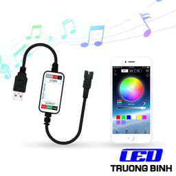 BLE001 ĐIỀU KHIỂN LED FULL MÀU ARGB NEOPIXEL WS2812B WS2811 APP LEDLAMP CHO Ô TÔ MÔTÔ 2