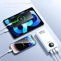 Pin dự phòng sạc nhanh 30W Pisen TP-D090 20.000mAh và 22.5W Wekome WP-28 30.000mAh. LKP 2