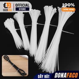 Dây rút nhựa dây thít nhựa màu trắng đen đủ size nhiều kích cỡ siêu bền 4
