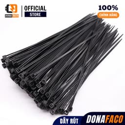 Dây rút nhựa dây thít nhựa màu trắng đen đủ size nhiều kích cỡ siêu bền 6
