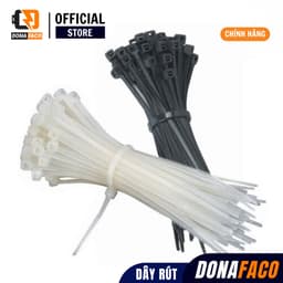 Dây rút nhựa dây thít nhựa màu trắng đen đủ size nhiều kích cỡ siêu bền 3